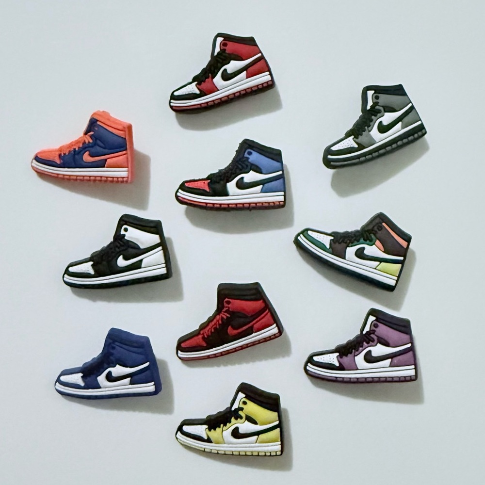 10 Sneaker Croc Charms Jibbit Shoe Charm Disney Croc Charms